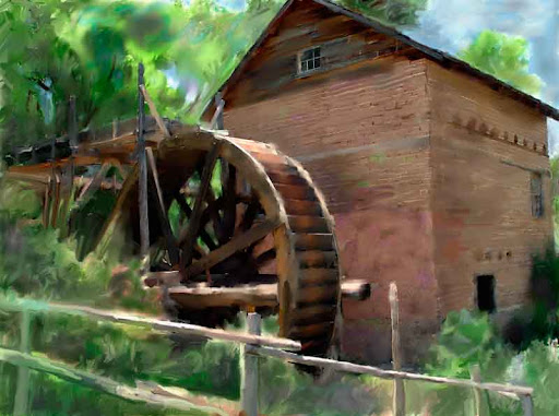 The "Old Mill" piece from the "2003" collection