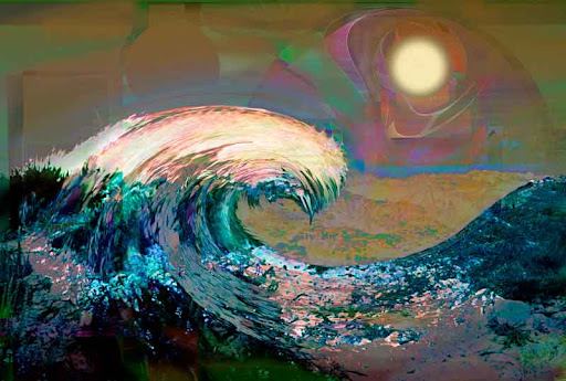 The "Tsunami Wave" piece from the "2003" collection